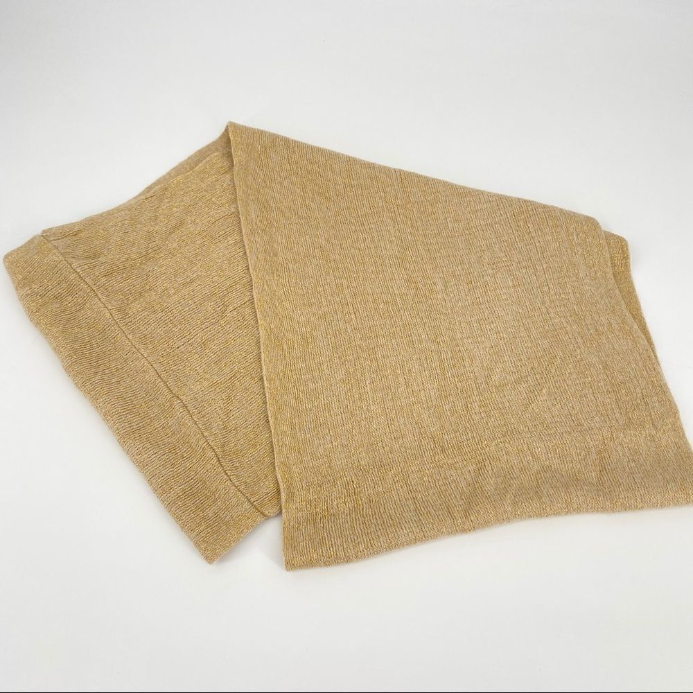 C.C Exclusives Metallic Gold Infinity Scarf